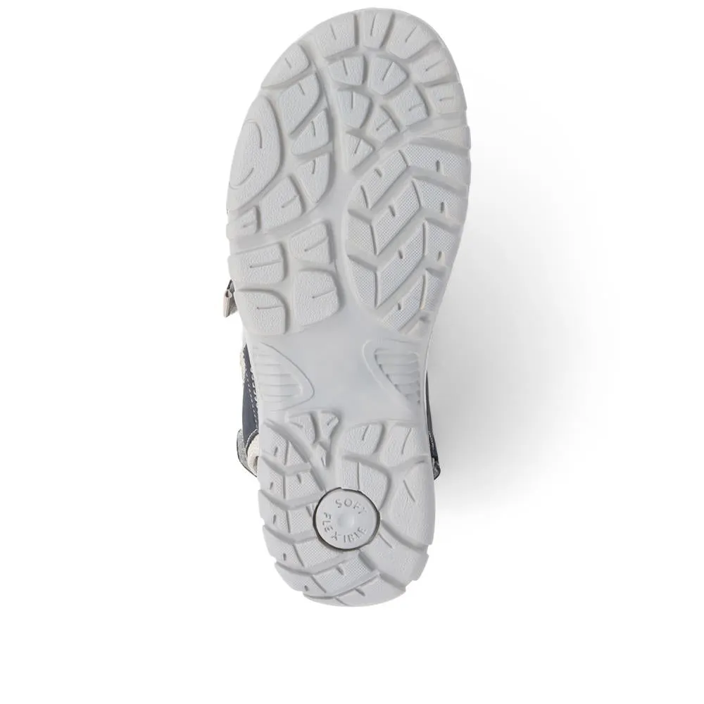 Adjustable Leather Walking Sandals - DDIN39005 / 325 012