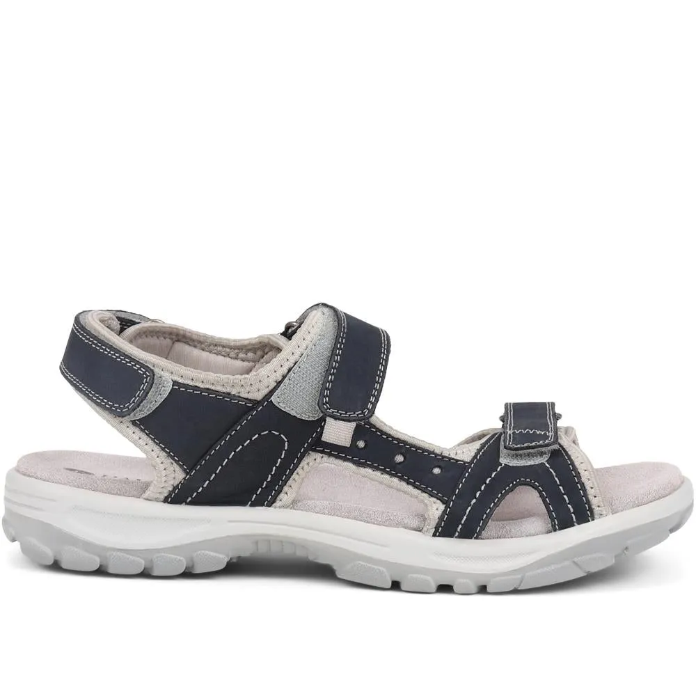 Adjustable Leather Walking Sandals - DDIN39005 / 325 012