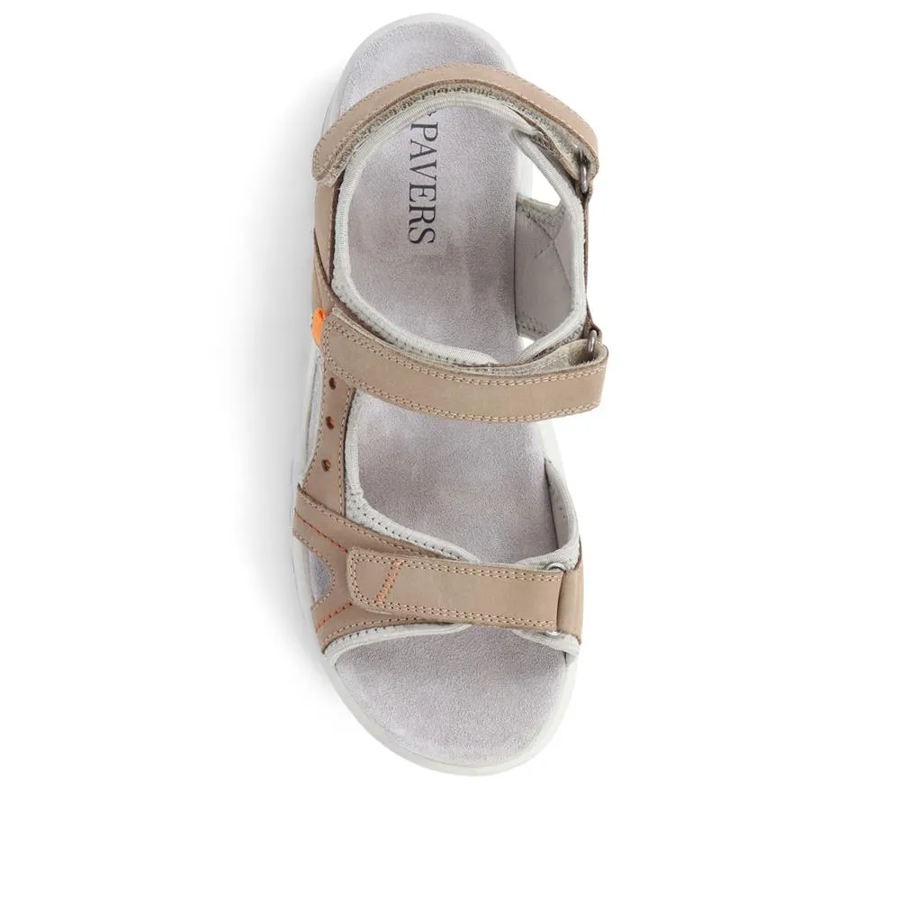 Adjustable Leather Walking Sandals - DDIN39005 / 325 012