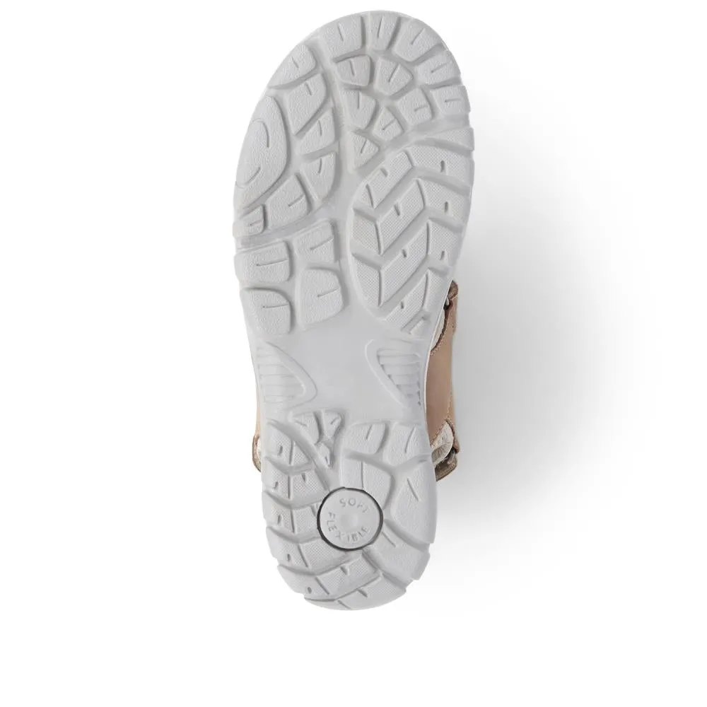 Adjustable Leather Walking Sandals - DDIN39005 / 325 012