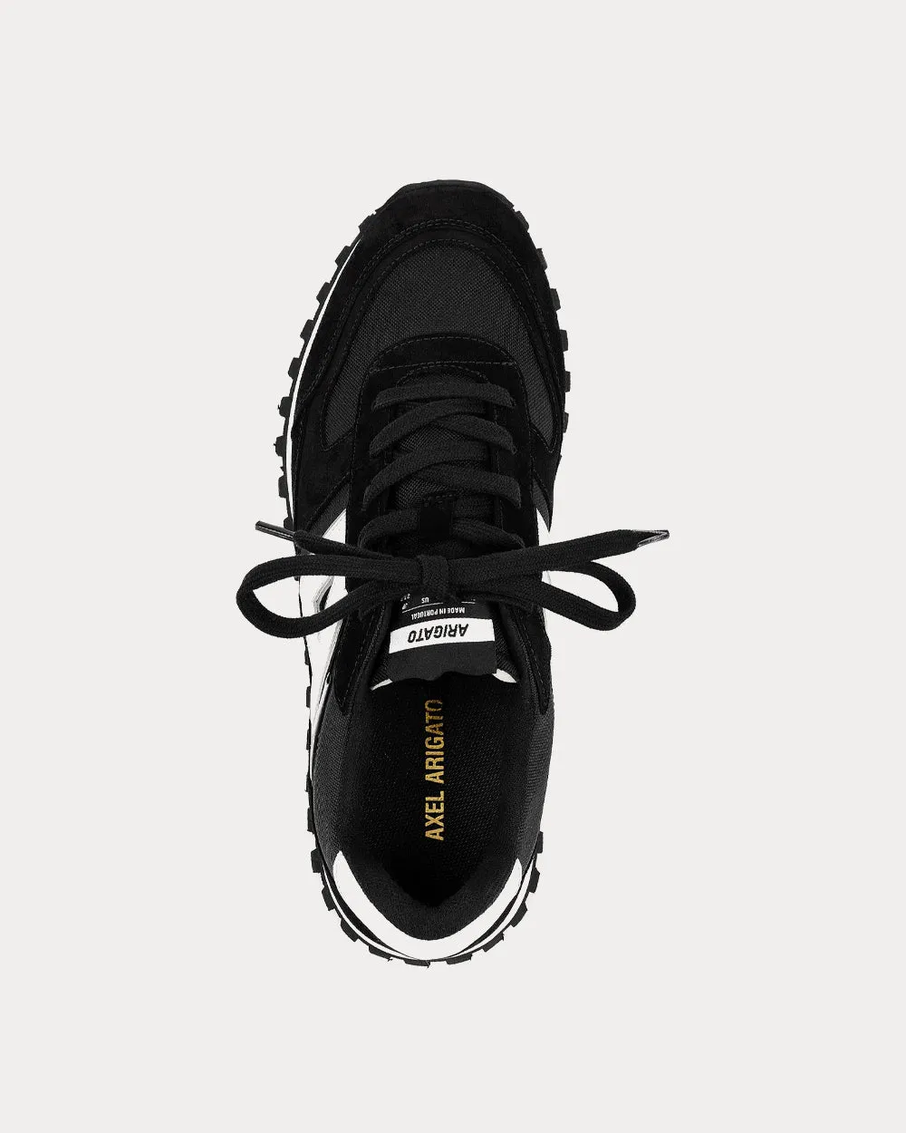 Aeon Runner Black Low Top Sneakers
