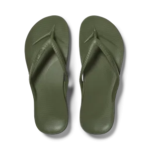 Arch Support Flip Flops - Classic - Khaki