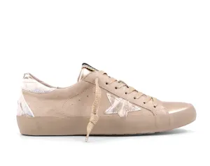 Beige Cowhide Goose Sneakers ((LOW STOCK - Size 9))