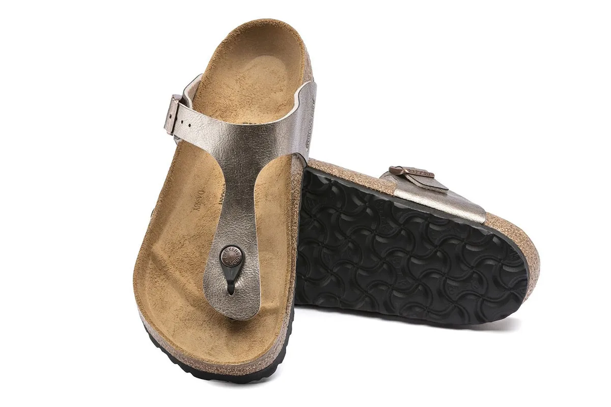Birkenstock Gizeh R Graceful Taupe Birko-Flor Womens