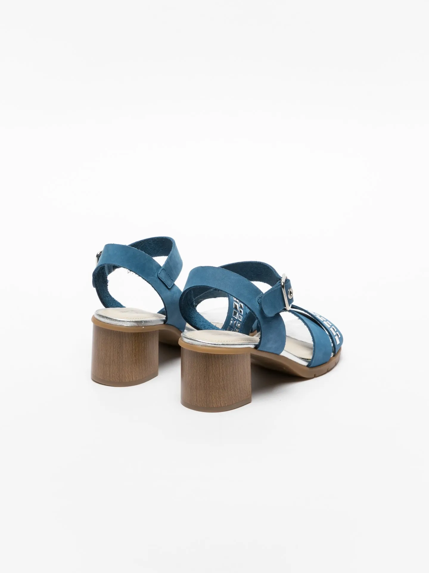 Blue Sling-Back Sandals