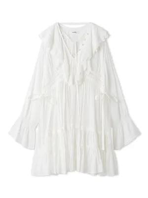 Boho Tunic Ruffle Top