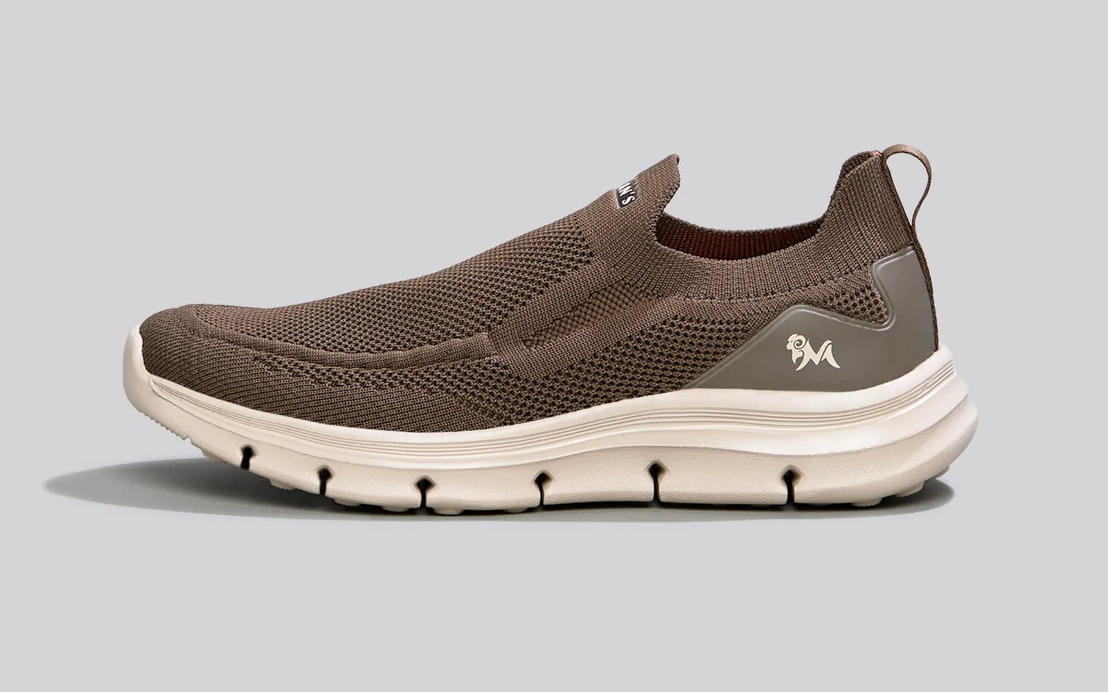 Breathe Ease Slip Ons : Brown