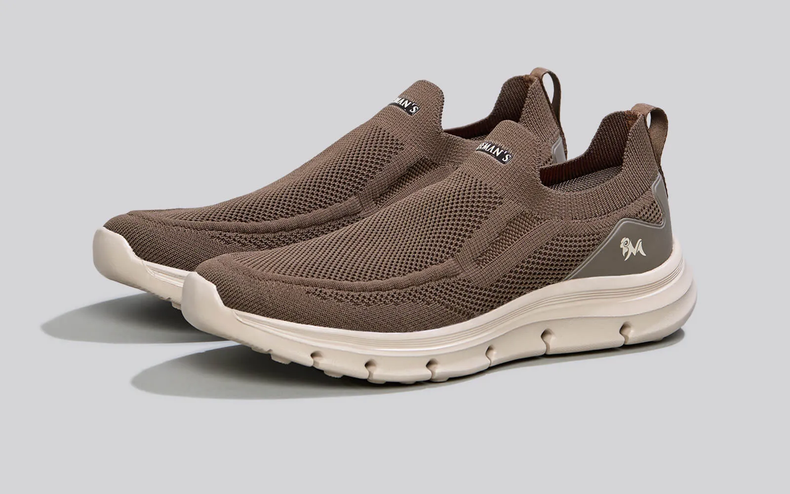 Breathe Ease Slip Ons : Brown