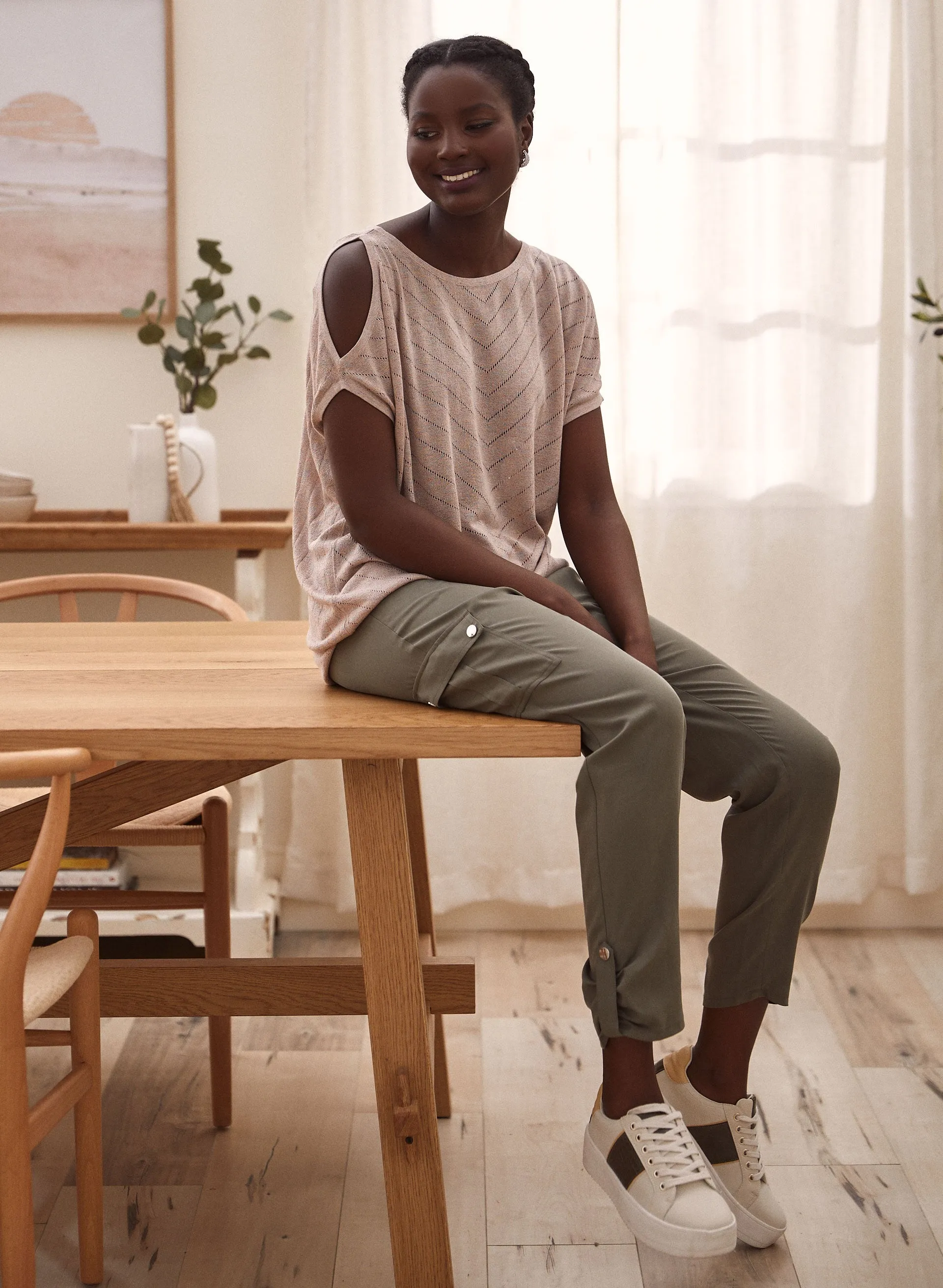 Cold Shoulder Sweater