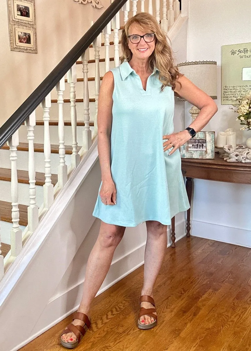 Cruise Sleeveless Dress - Spring Mint | Dear Scarlett