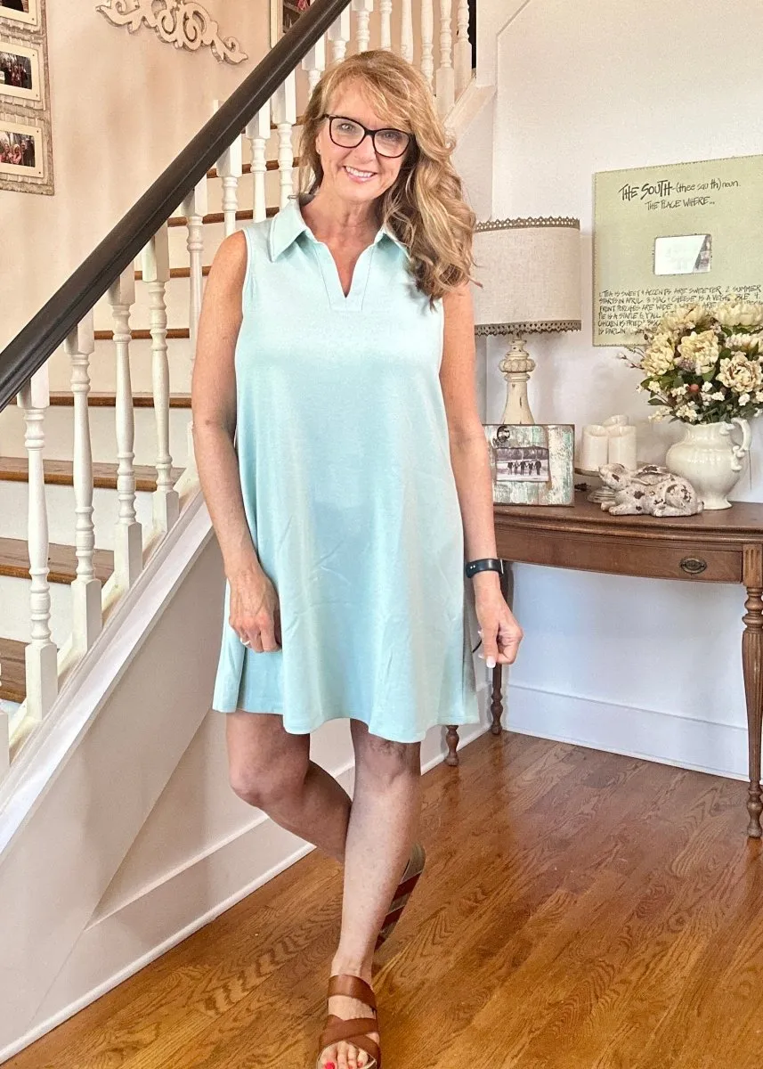 Cruise Sleeveless Dress - Spring Mint | Dear Scarlett
