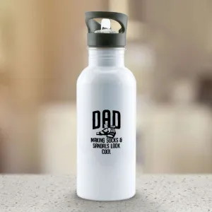 Dad Socks and Sandals  20 oz. Stainless Steel Water Bottle
