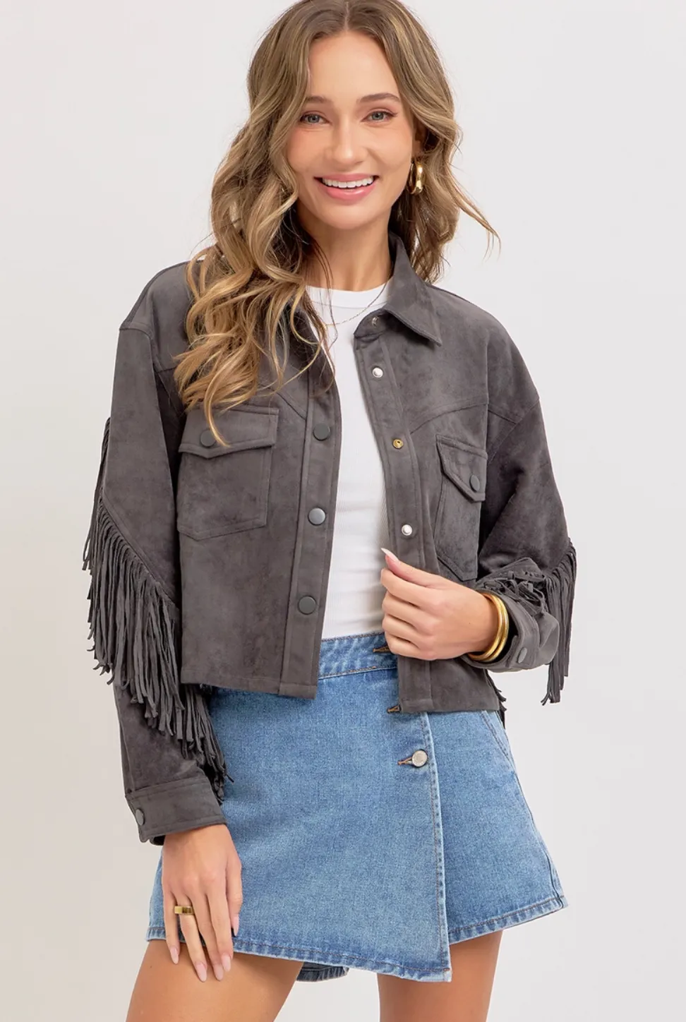 Denim Skort