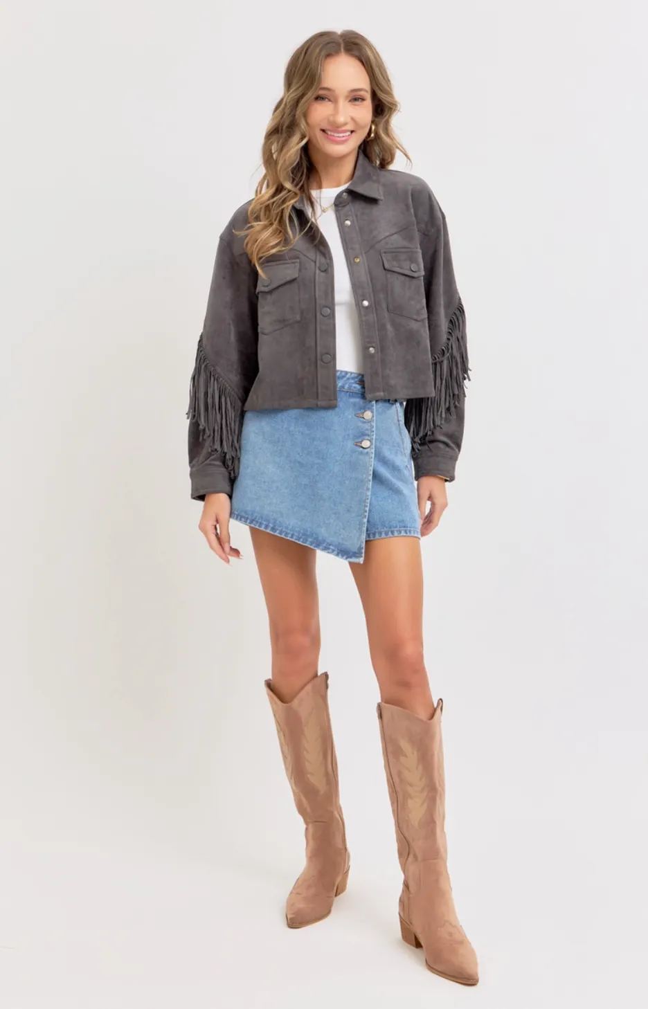 Denim Skort