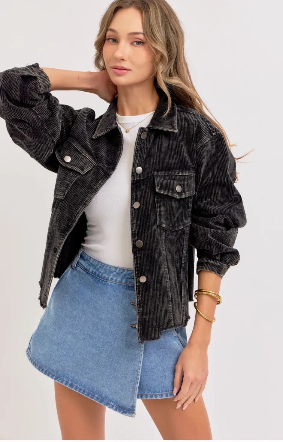Denim Skort