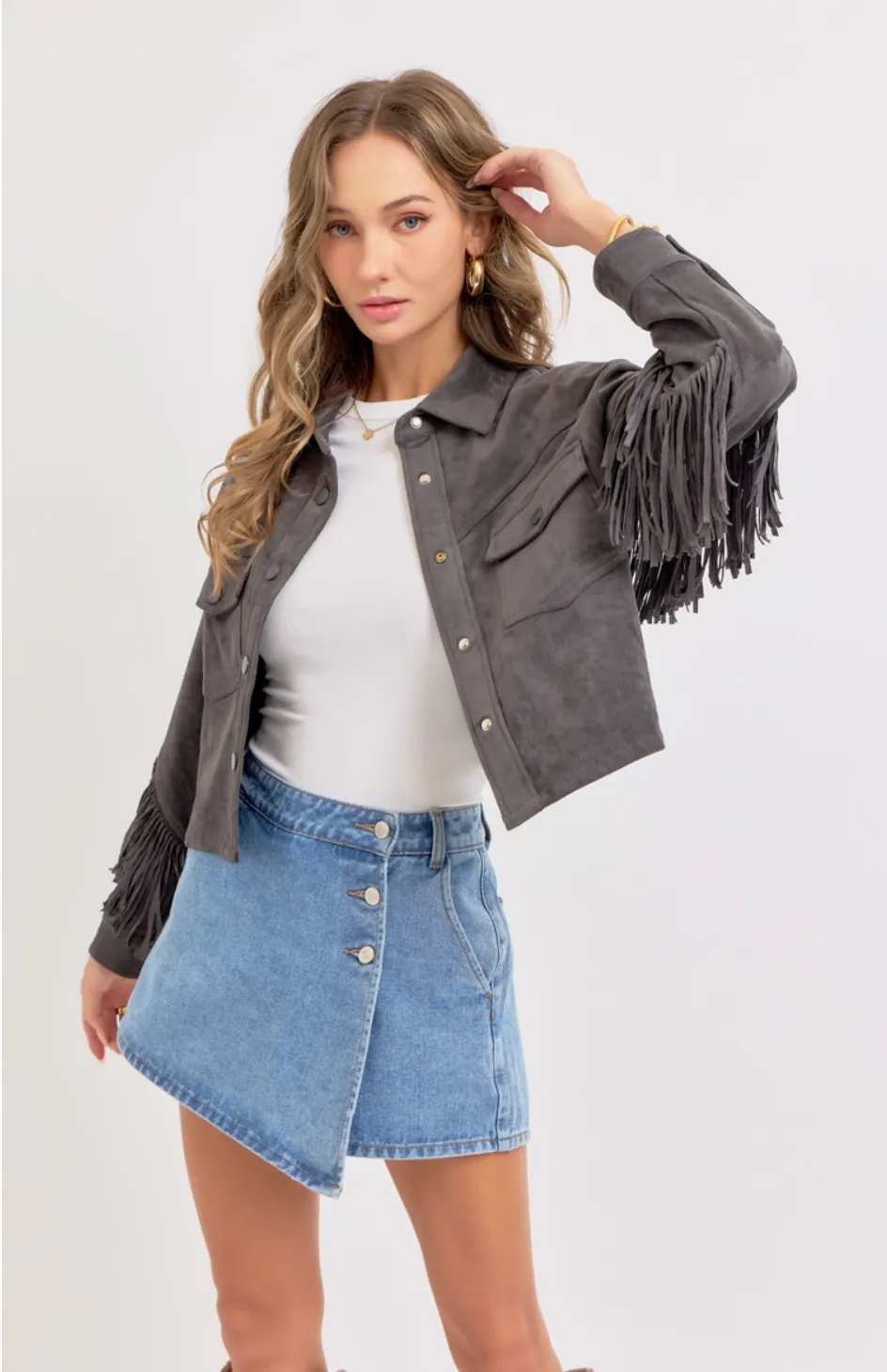Denim Skort