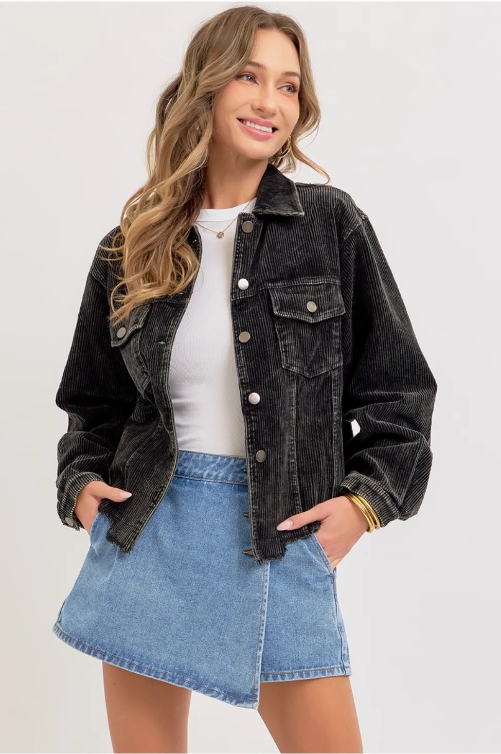 Denim Skort
