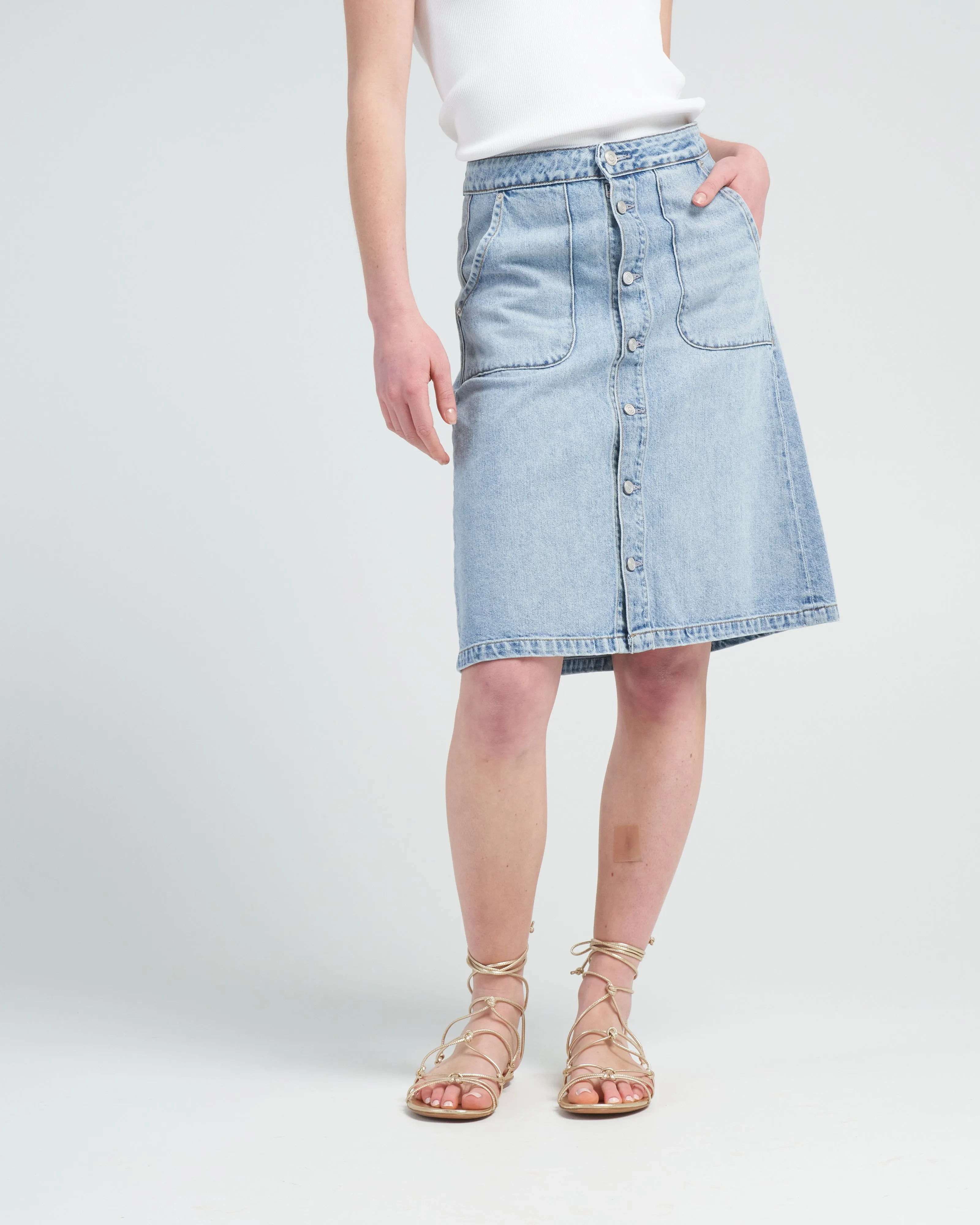 faye skirt - lake