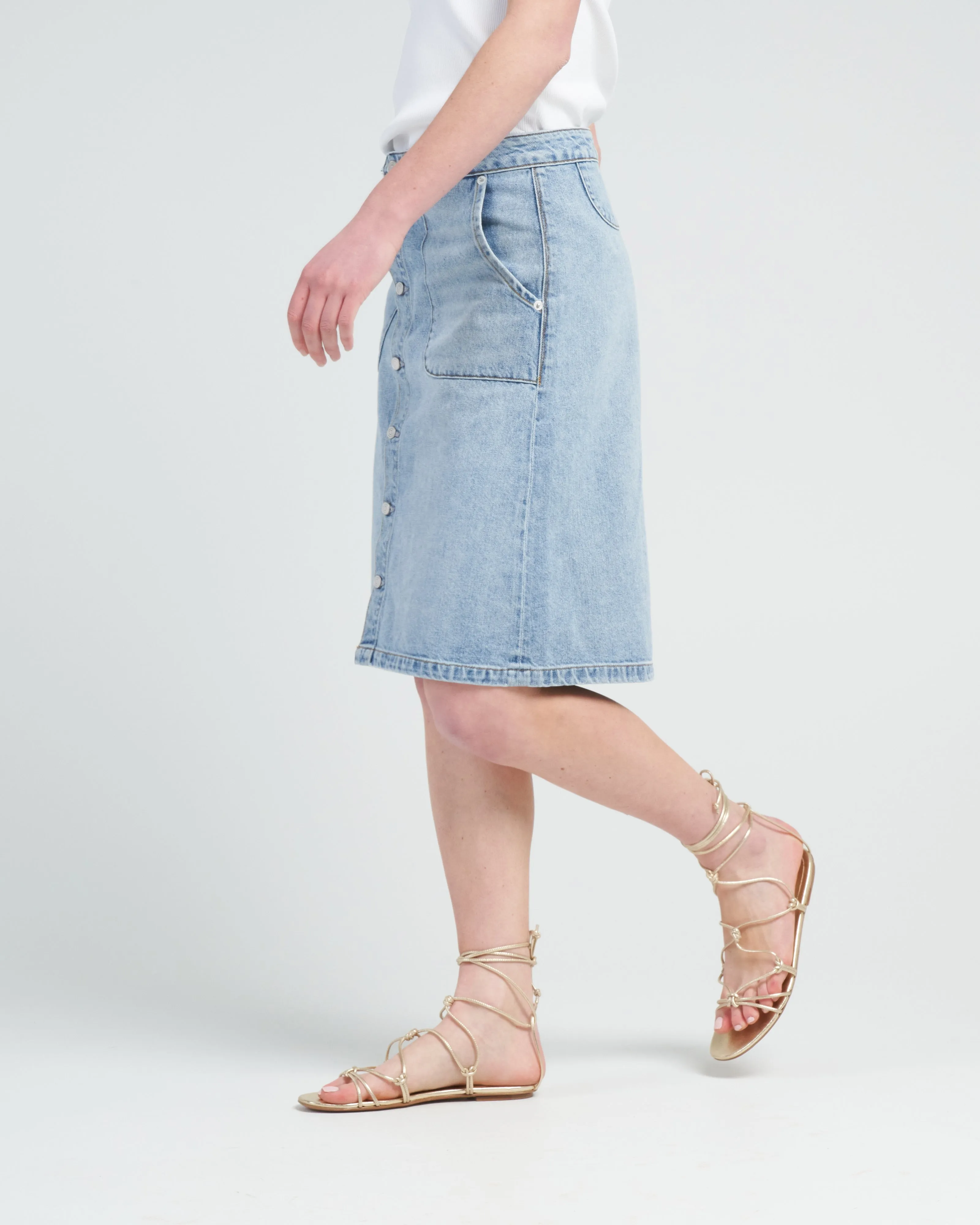 faye skirt - lake