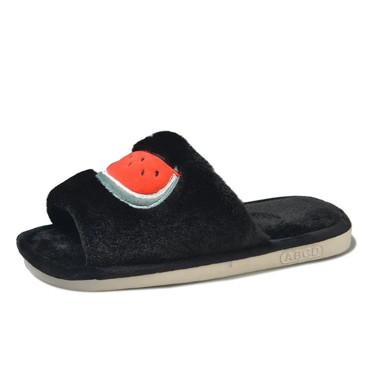 Fruity Fuzzy Indoor Slippers