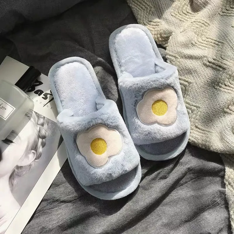 Fruity Fuzzy Indoor Slippers