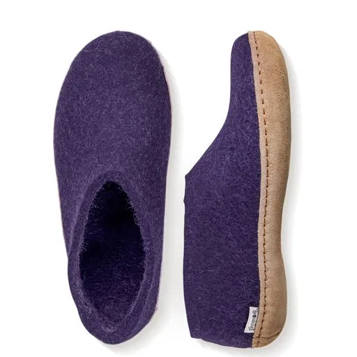Glerups Leather Sole Shoes - Purple