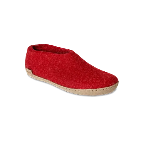 Glerups Leather Sole Shoes - Red