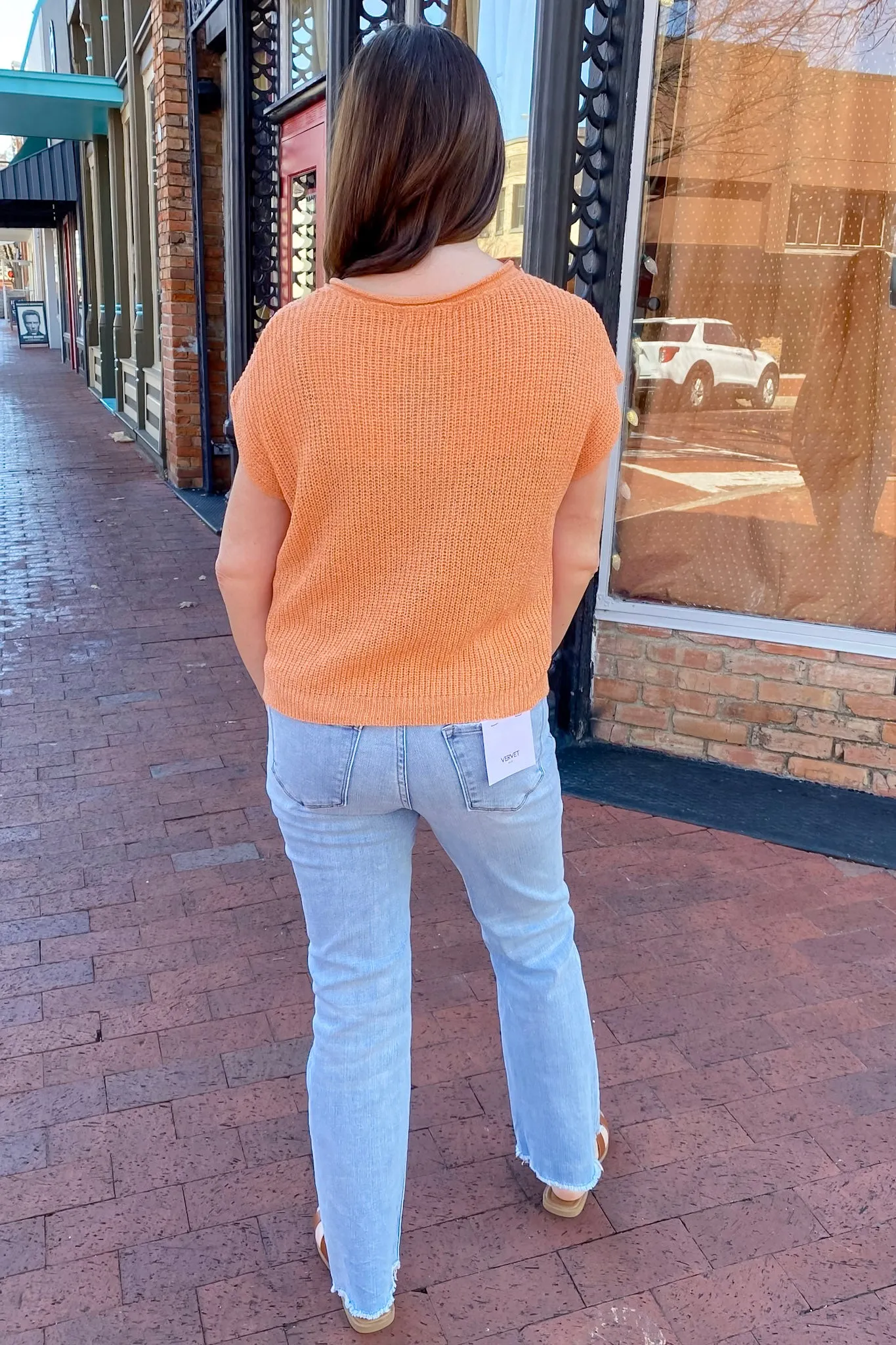 Golden Hour Peach Top