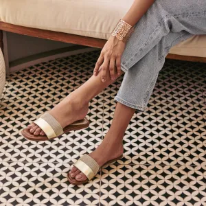 Golden Hues Corduroy Flats