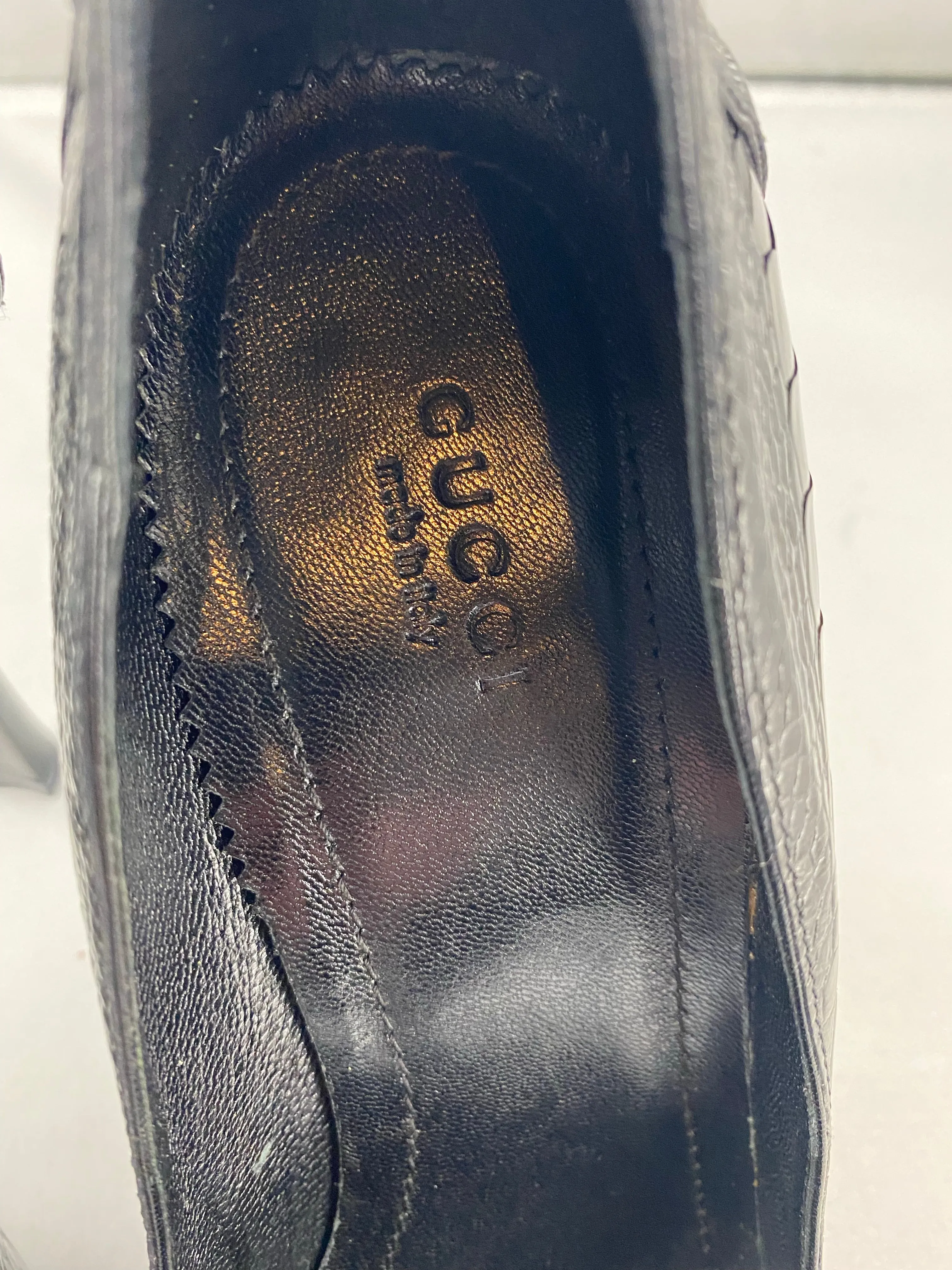 Iconic Tom Ford For Gucci Ostrich pointed pumps- IT 38