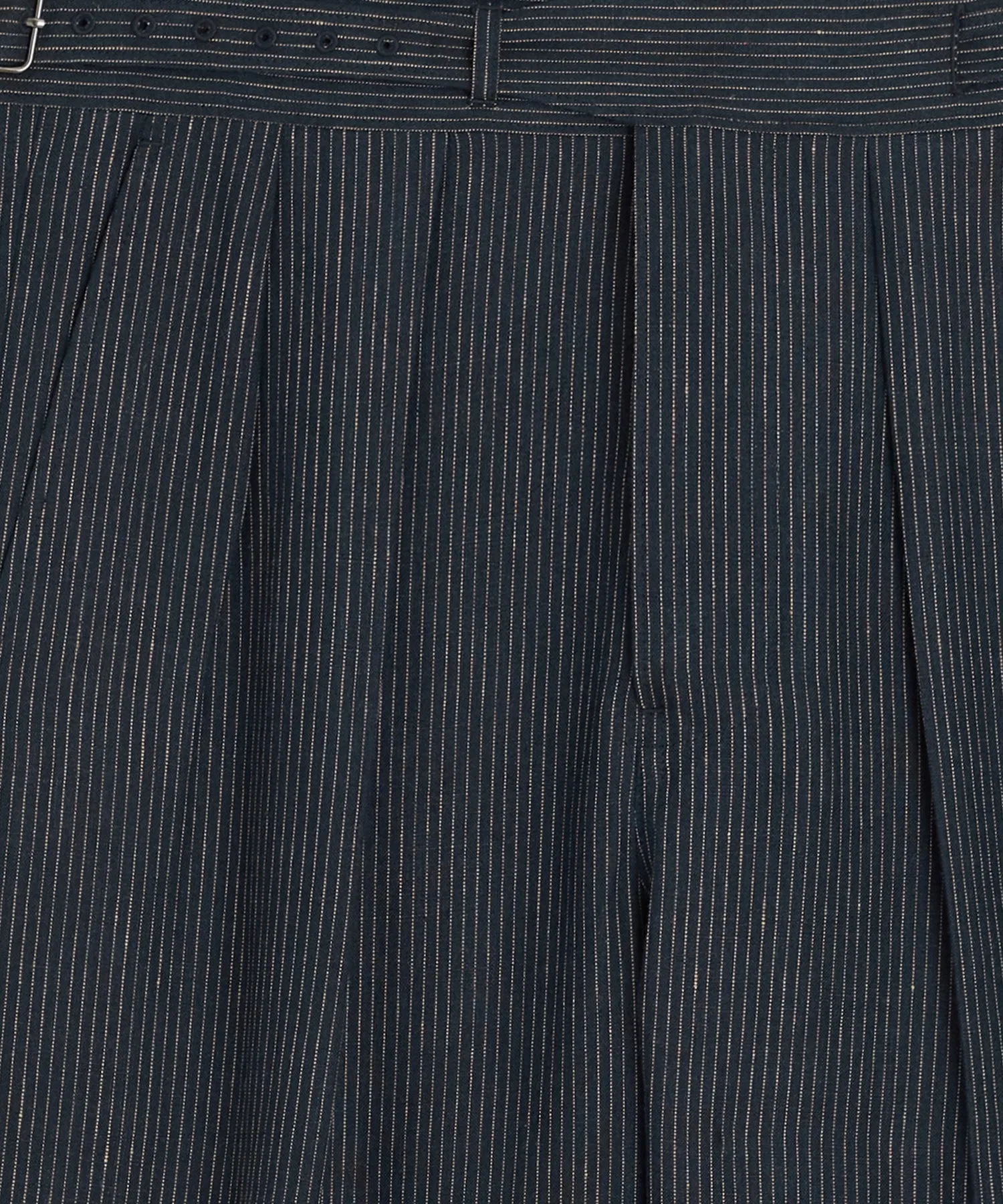 Irish Linen Striped Gurkha Trouser