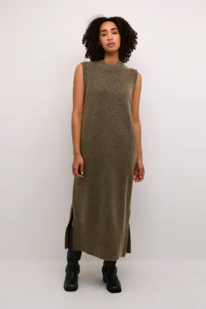 Kaselma Knit Dress - Major Brown Melange