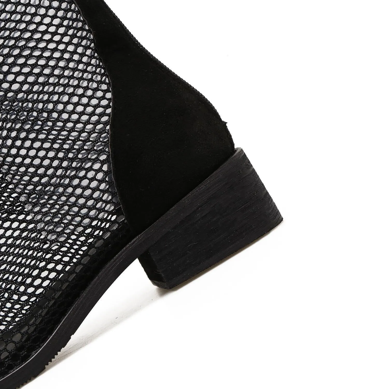 Lace Mesh High Tube Cool Boots Hollow Fashion Strapping Women's Shoes