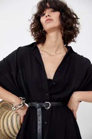 MARRAKECH CAFTAN MAXI BLACK