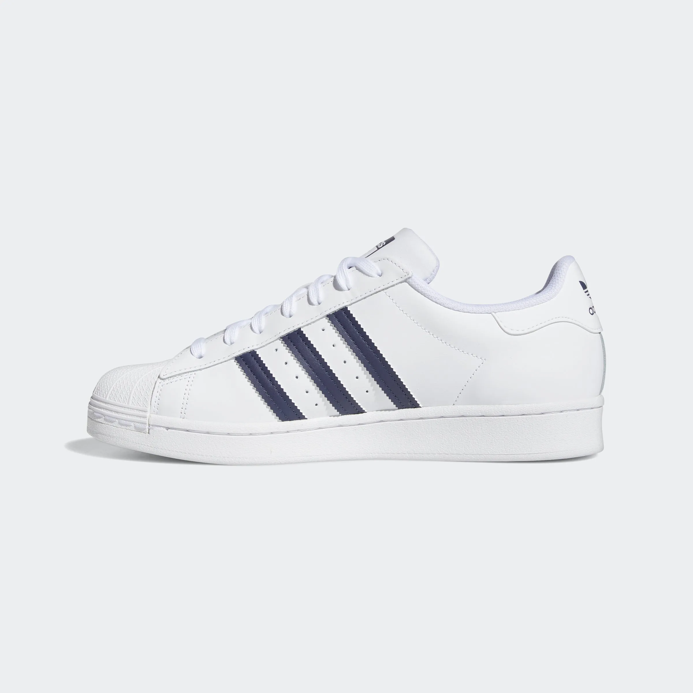 Men's adidas Originals Superstar Shoes White Navy
