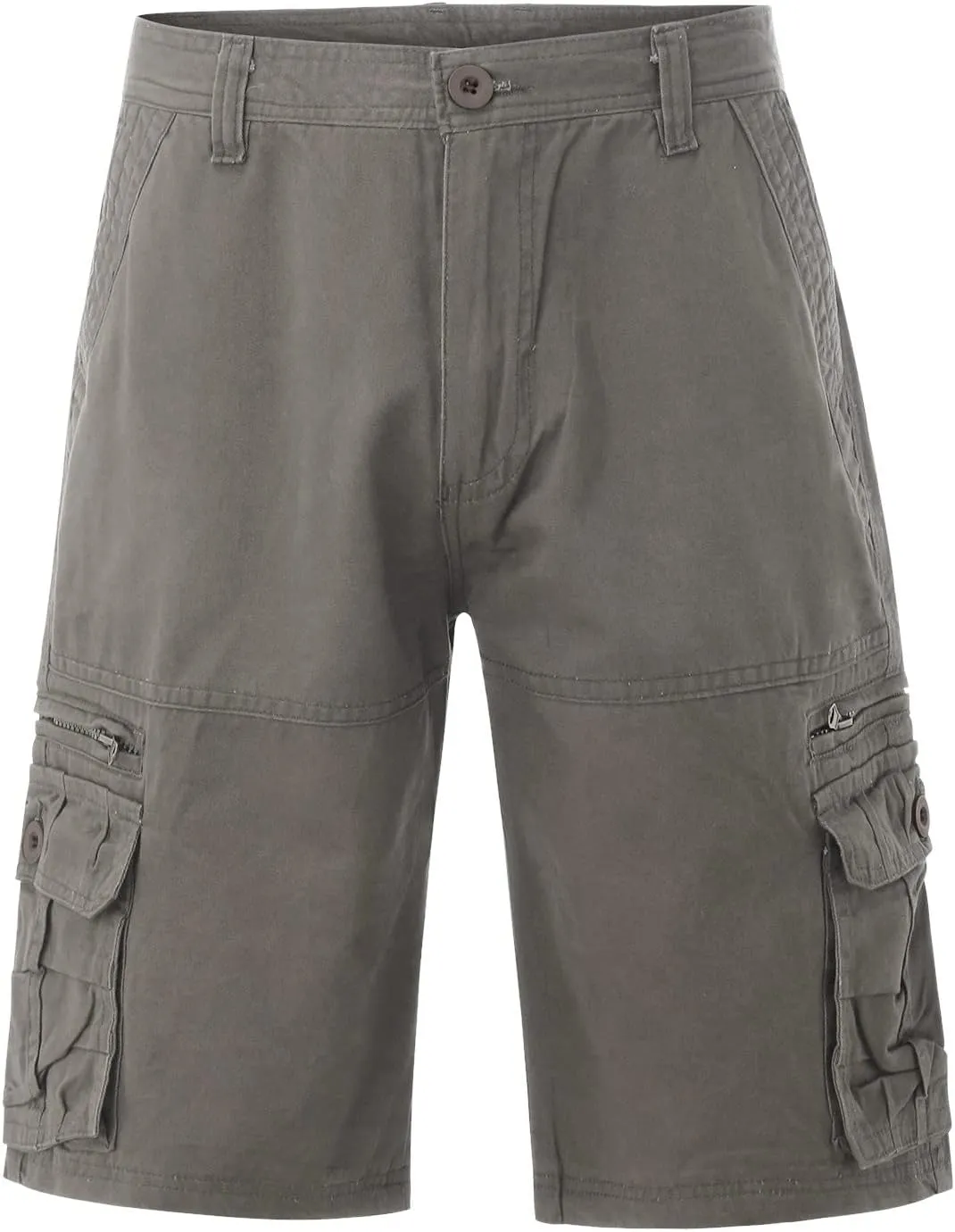 Men's Casual Cargo Shorts Loose Straight Relaxed Fit Hiking Outdoor Pants with Multi Pockets Sports Shorts Trousers