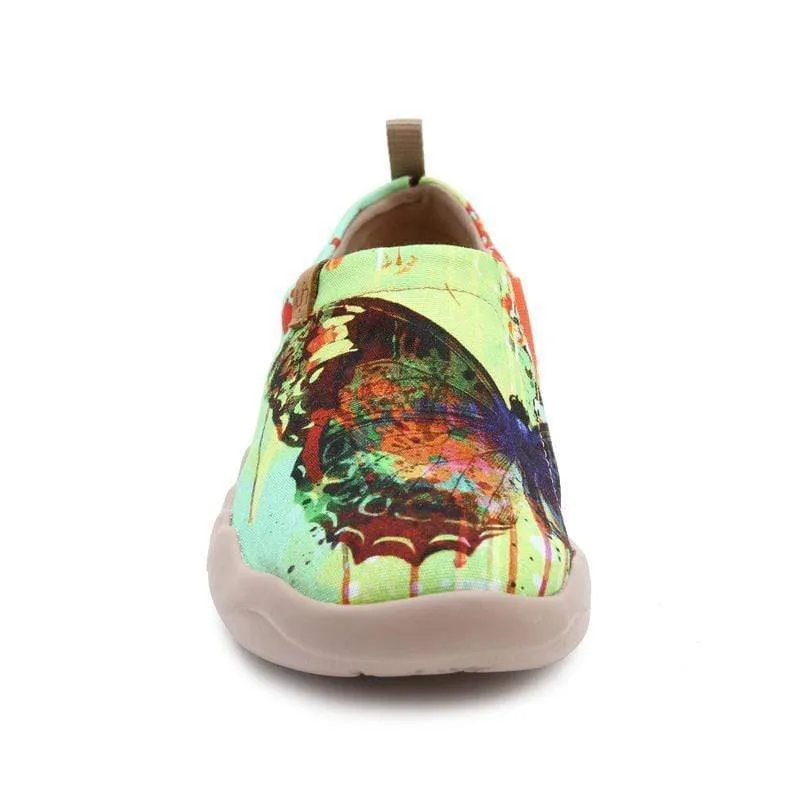 MOTTLED BUTTERFLY Unique Artistic Women Flats
