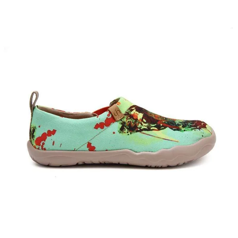 MOTTLED BUTTERFLY Unique Artistic Women Flats