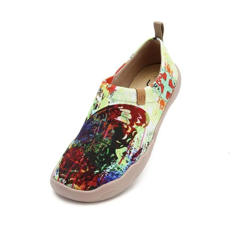 MOTTLED BUTTERFLY Unique Artistic Women Flats