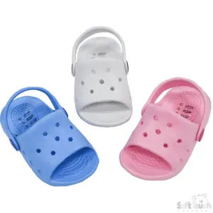 Open Toed Plain EVA Cloggs - 9-24M E91