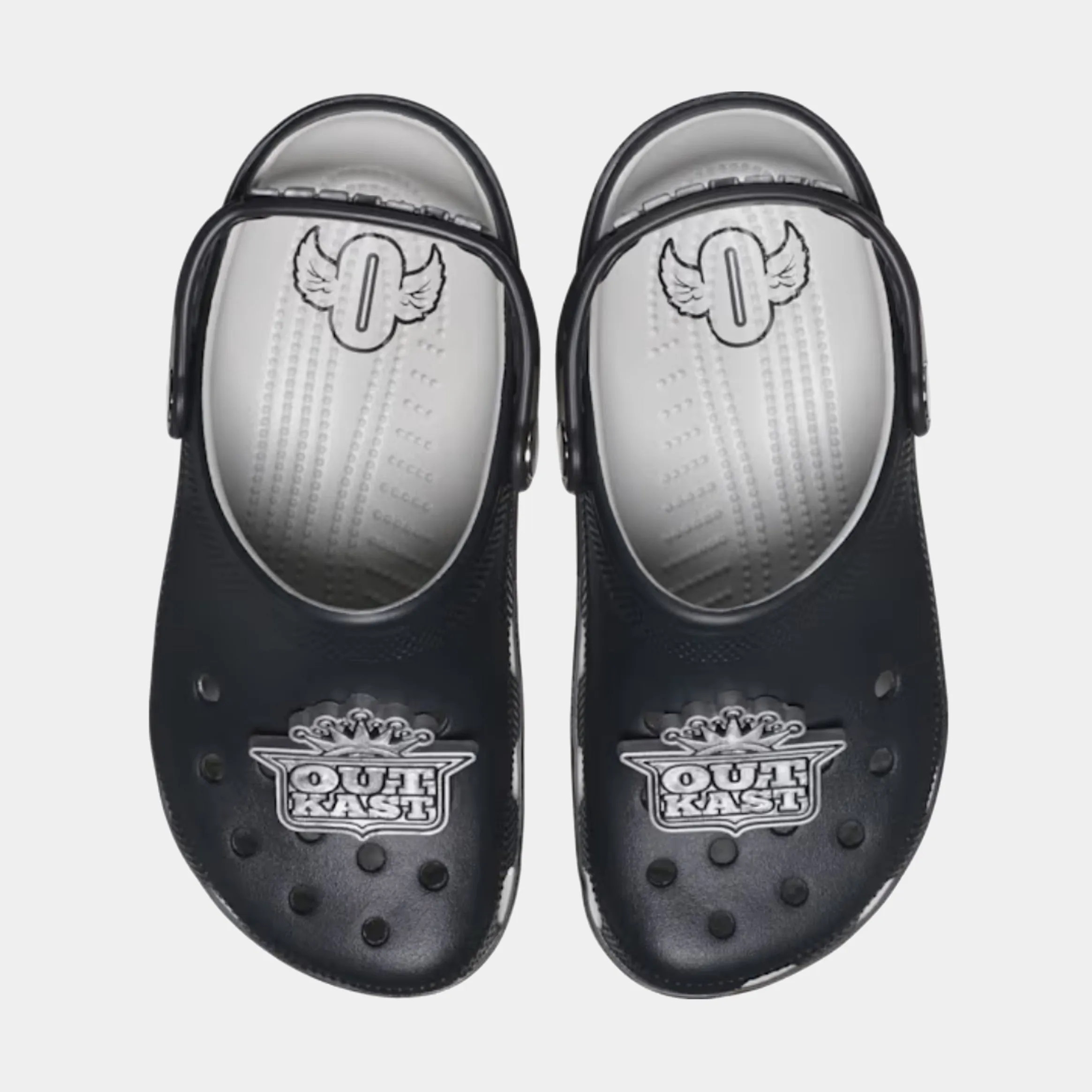 Outkast Classic Clog Mens Sandals (Black/Silver) Free Shipping