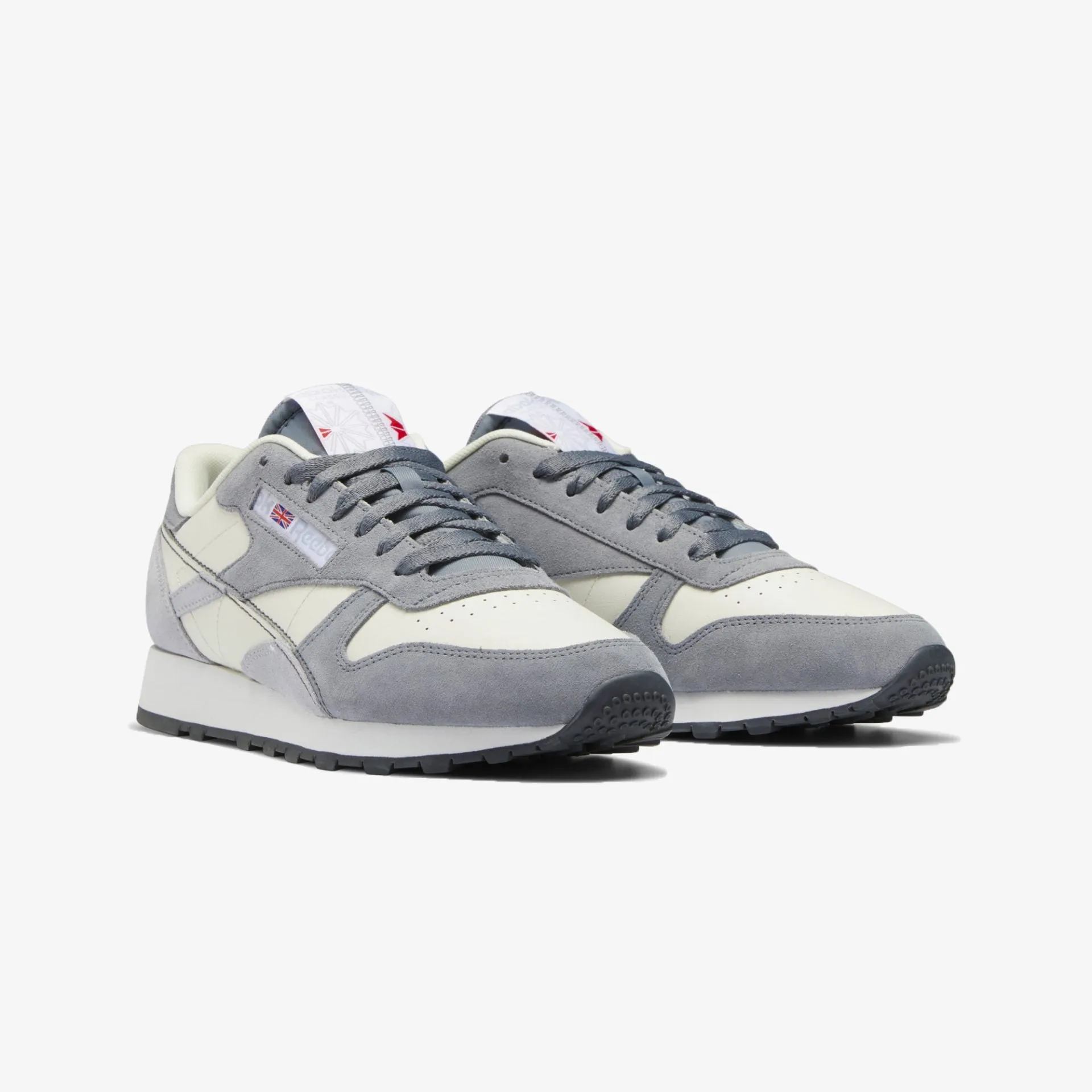 Reebok | CLASSIC LEATHER MAKE IT YOURS  { CHALK / COLD GREY 2