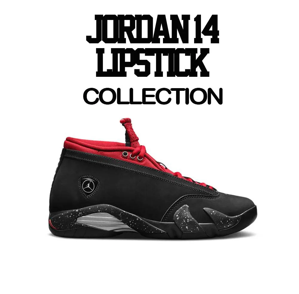 Retro 14 Lipstick Red Rose Shirt