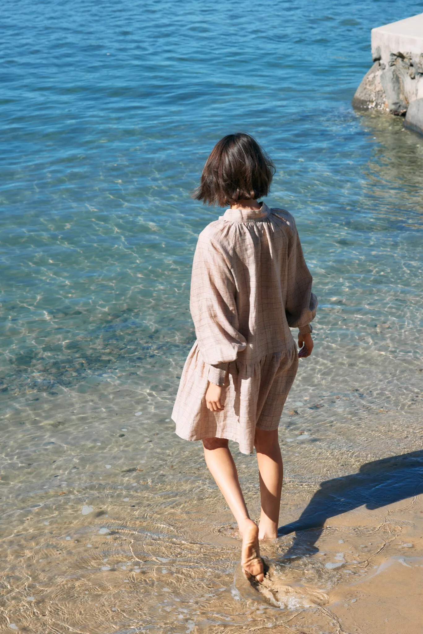 State Dress - Russet Check