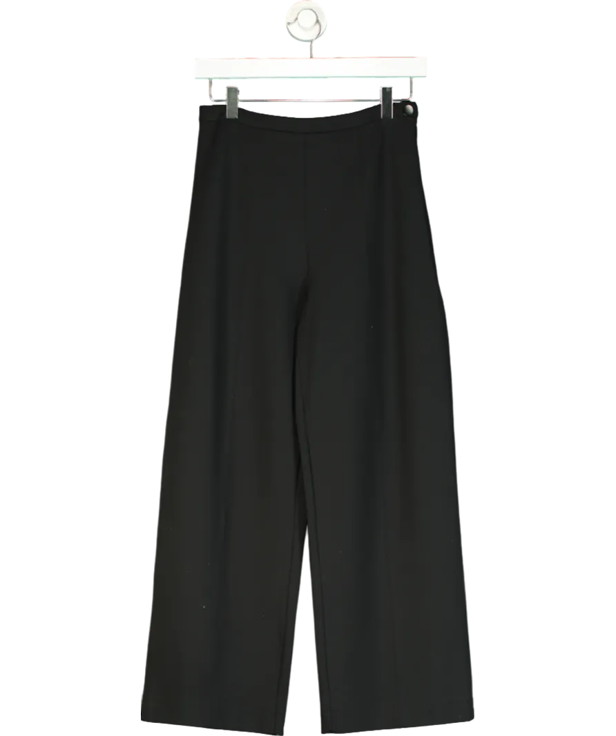 Whistles Black Camilla Wide Leg Trouser UK 8